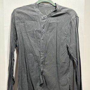 Abercrombie & Fitch Dark Gray Button Shirt
